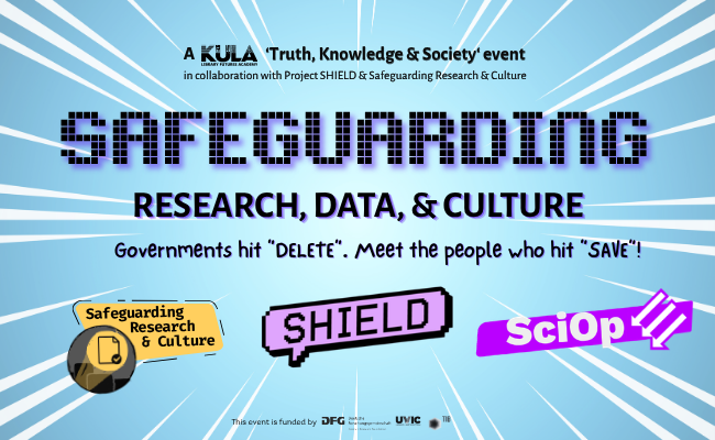 Kula Safeguarding Workshop splash image depicting the workshop title and cooperation partners on a colorful background